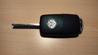 How to Replace a battery in the key VW POLO CADDY PASSAT [upl. by Adohr]