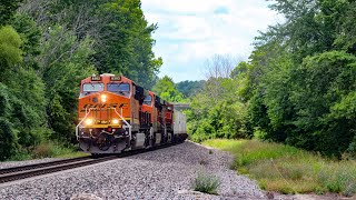 Out of state Ozark and at it with BNSF on the Thayer Subdivision [upl. by Claudina]