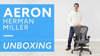 Herman Miller Remastered Aeron Chair Unboxing [upl. by Haddad507]