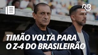 Empate entre Vitória e Cruzeiro empurra Corinthians para a zona de rebaixamento [upl. by Nywroc]