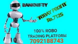 ROBO TRADING NIFTY amp BANKNIFTY OPTION 29 MAY 24 30 LOT TODAY PROFIT RS7125 [upl. by Seiuqram676]