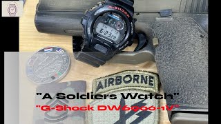 quotA Soldiers Watch Casio GShock DW69001Vquot [upl. by Aicemak]