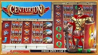 NEW SLOT Centurion Reelus Maximus with BIG BONUSES [upl. by Dnomsed350]