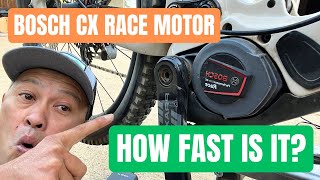 Bosch CX Race Motor review and speed test  Is it the fastest and best middrive emtb motor [upl. by Annoj]