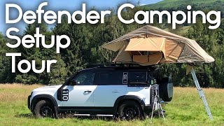 Land Rover NEW Defender L663 Camping Setup Tour amp quotGerry Can Holderquot [upl. by Adnicaj504]