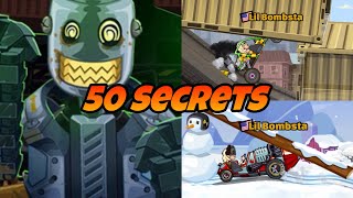 TOP 50 SECRETS in Hill Climb Racing 2 [upl. by Ahsiener874]