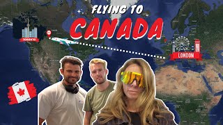 My First Time Travelling To Canada 🇨🇦 Airport Vlog [upl. by Enalahs]