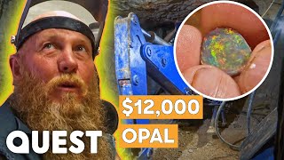 The Bushmen Find 12000 Opal After Risking Mine Collapse  Outback Opal Hunters [upl. by Ardnoet]