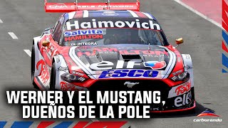 Turismo Carretera  ¡Histórico Werner y el Mustang dueños de la primera pole del 2024 [upl. by Abshier608]