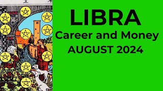 Libra OMG This Rarely Happens In A Reading Its Beyond Great 💰 August 2024 CAREER amp MONEY Tarot [upl. by Airaet]