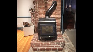 Woodstock Soapstone Ideal Steel Woodstove Review midfirst season [upl. by Drucy]