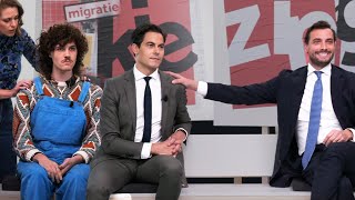 quotWat is nonbinairquot Baudet FVD CLASHT met Jetten D66 in debat over LHBTQI [upl. by Neelyar]