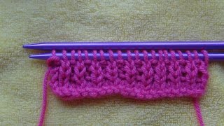 Knitting Rib for Beginners cast on kn pu amp Rib [upl. by Zevahc]