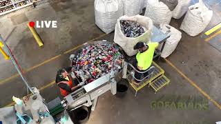 Tamworth Return and Earn new Automated depot NSW see a drone side where it all end up out the back [upl. by Harriette989]