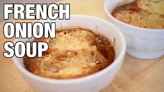 Easy French Onion Soup  The Hungry Bachelor [upl. by Loomis]