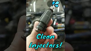 DIY Injector Cleaning In 60 Seconds How To Test And Clean Fuel Injectors At Home Shorts [upl. by Pilar]