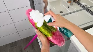 Rasierschaum auf den Besen auftragen – Geniale Anwendung für Ihre Dusche [upl. by Calandra173]