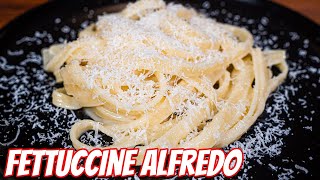 Authentic Fettuccine Alfredo Only Needs 3 Ingredients [upl. by Socin]