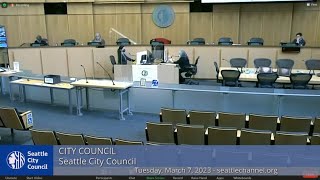 Seattle City Council 3723 [upl. by Flore]