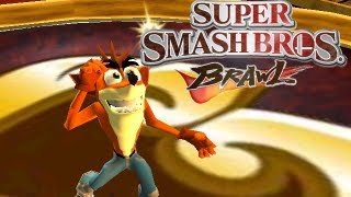 HSBH Crash Twinsanity version Join The Brawl Mod  SSmash Bros Brawl  Hacksponge Channel [upl. by Anifad]