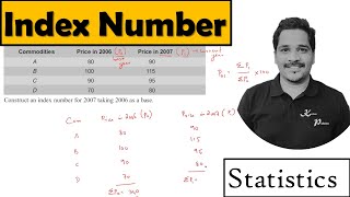 Index Number Business statistics Simple Aggregate Method B Com BBA Class 11 Class 12 CA B Sc [upl. by Eirojram558]