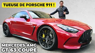 Essai MercedesAMG GT 63 2024 – Enfin mieux que la Porsche 911 [upl. by Assej]