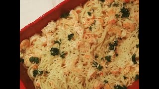 Shrimp Scampi Recipe  pasta inspired by laura Vitale  Laura in the Kitchen [upl. by Averi]