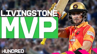 Liam Livingstone  27 SIXES  The Hundred MVP  Every Boundary amp Wicket  The Hundred 2021 [upl. by Yllor]