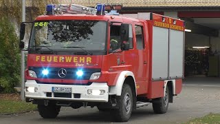 Bauarbeiten lösen Feueralarm aus LF 106 FF SchenefeldSiezbüttel [upl. by Idarb]