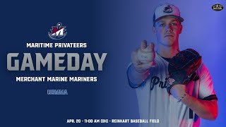 Maritime Baseball vs Merchant Marine 42024 [upl. by Benedicta]