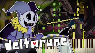 Deltarune  THE WORLD REVOLVING  Piano Tutorial  Synthesia [upl. by Bamford]