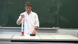 Expérience variation pression hydrostatique [upl. by Kellyn]