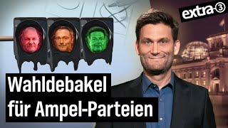 AmpelSchlappe bei Wahlen in Bayern und Hessen  extra 3 vom 12102023  NDR [upl. by Palila985]