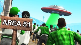 Storming AREA 51 in GTA 5 [upl. by Sutsuj]