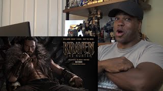 KRAVEN THE HUNTER – Official Red Band Trailer HD  Reaction [upl. by Htilil797]