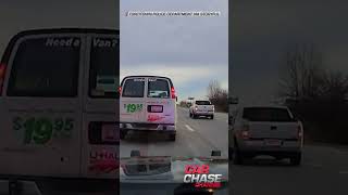 Police car overturns in highspeed chase of stolen UHaul  Car Chase Channel [upl. by Levesque126]