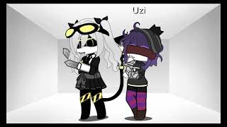 Uzi rates kissesNuziMdGachaGLITCH LiamVickersAnimation [upl. by Baugh]