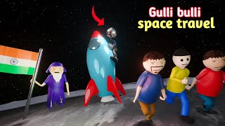 gulli bulli in moon part 1  gulli bulli  moon travel  gulli bulli cartoon  make joke horror [upl. by Wallford]