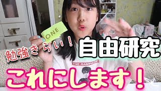 勉強嫌い！YouTube大好き小学生ゆわの自由研究はこれにしちゃえばよくない！？作り方、公開します！ [upl. by Adirf429]