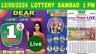 🔴 Dear 1 PM Live Nagaland State Lottery Result Today  Date12092024 [upl. by Assennav]