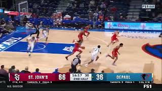 St Johns MBB Highlights vs DePaul 3524 [upl. by Eleph124]