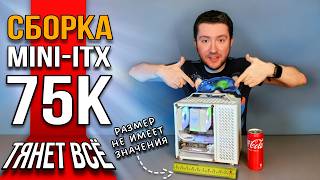 🔥 СБОРКА ПК на MINI ITX  ИГРОВОЙ МИНИ ПК КОТОРЫЙ ТЯНЕТ ВСЁ за 75к [upl. by Cyrillus]