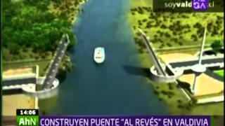 Construyen puente quotal revésquot en Valdivia [upl. by Casie558]