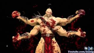 Mortal Kombat 9 Goro First Fatality [upl. by Ylrebme619]