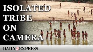 Why these images of worlds largest uncontacted tribe are concerning [upl. by Aimehs]