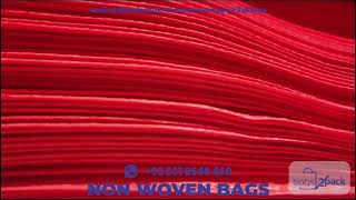 Bags2pack Non Woven Machine Make Bags At 120 Per Minute [upl. by Hayyikaz752]