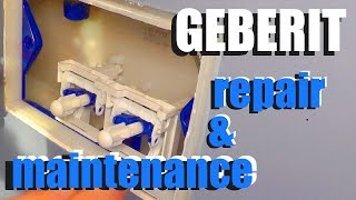 Geberit toilet repair and maintenance  How to [upl. by Yadrahs]