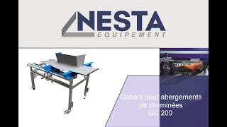 Gabarit pour abergement  embase de cheminée GC200 [upl. by Narej]