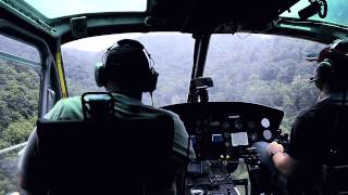 UH1 Huey Helicopter Military Approach and Landing [upl. by Asirram840]