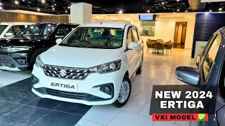 2024 Ertiga VXI Model ✅  Top Selling variant 👌 Detail Walkaround  Ertiga 2024 [upl. by Zolly]